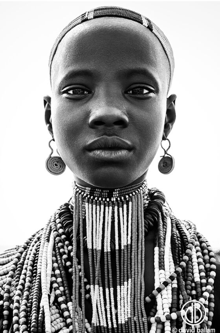 Omo youth from Ethiopia photograph