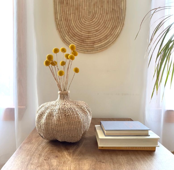 Garlic Allium Tonga Sculptural Basket