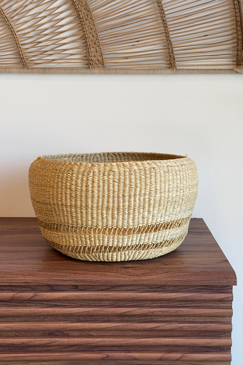 Handwoven Basket from Ghana