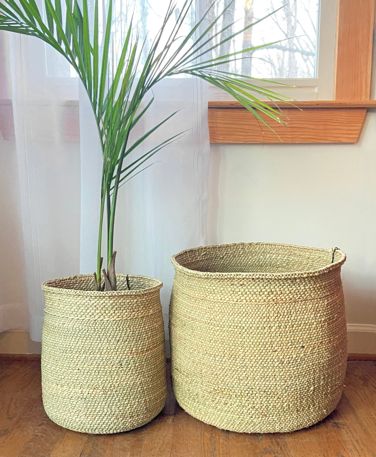 Handwoven Natural Iringa Baskets | Tanzania