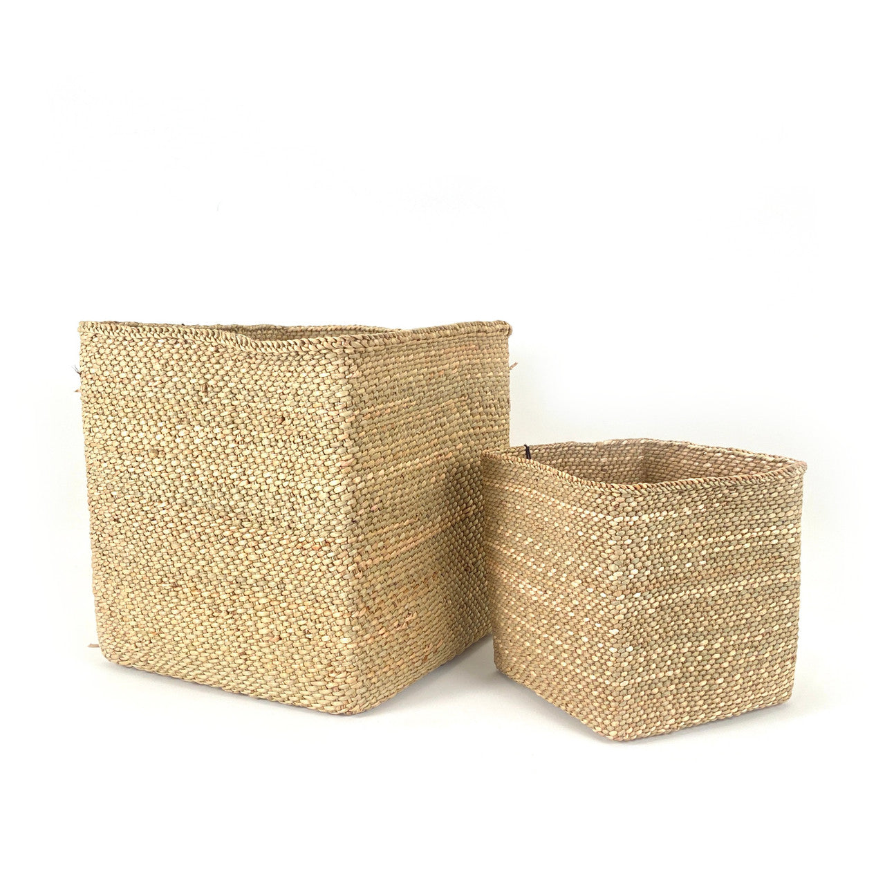 Square Iringa basket without lid M and XL
