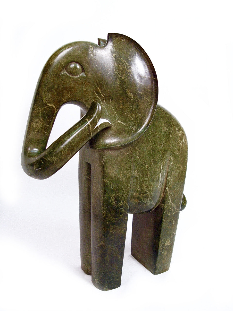 large stone elephant