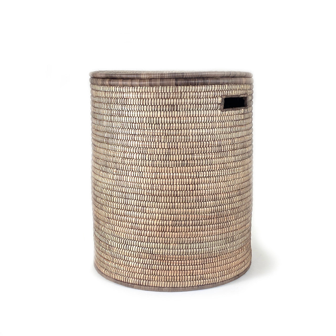 Brown and natural minimalist basket 