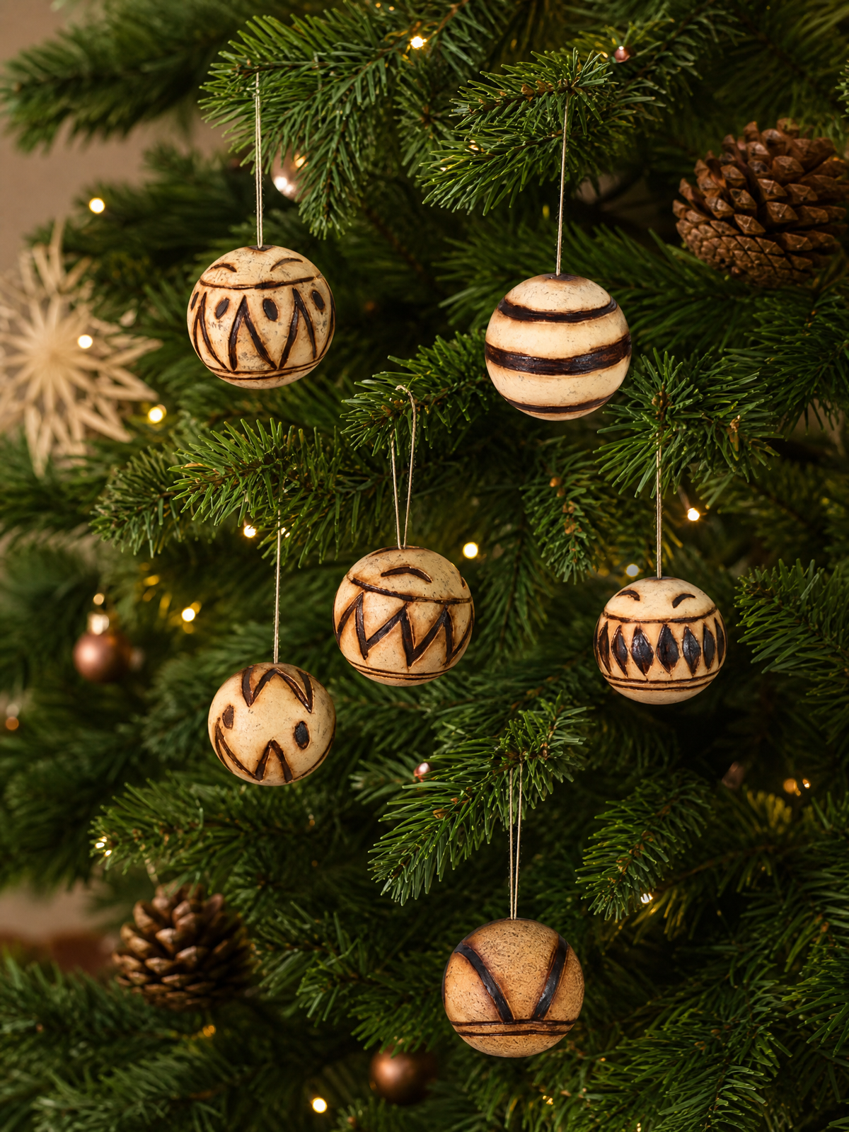 Marula Fruit Ornaments