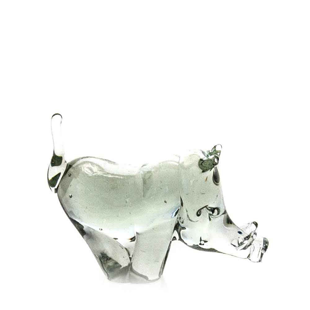 small recycled glass warthog