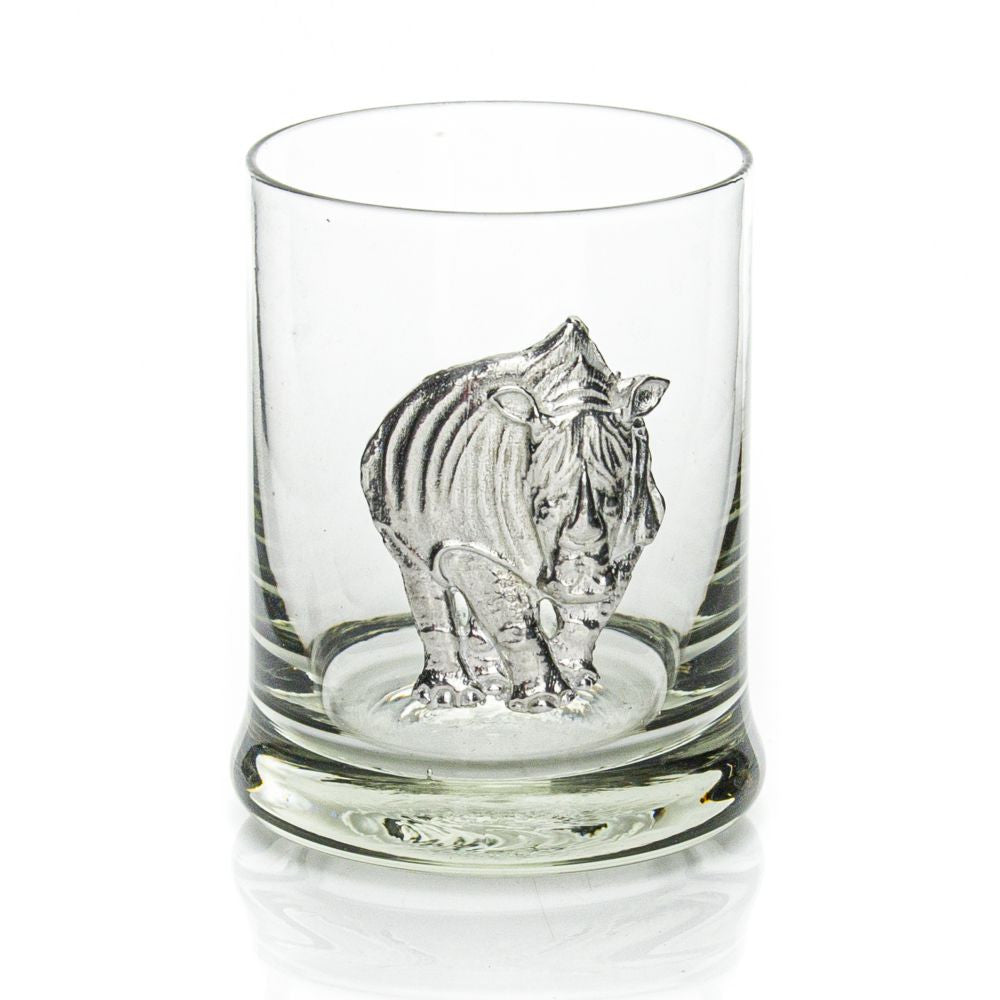rhino Whiskey Tumbler