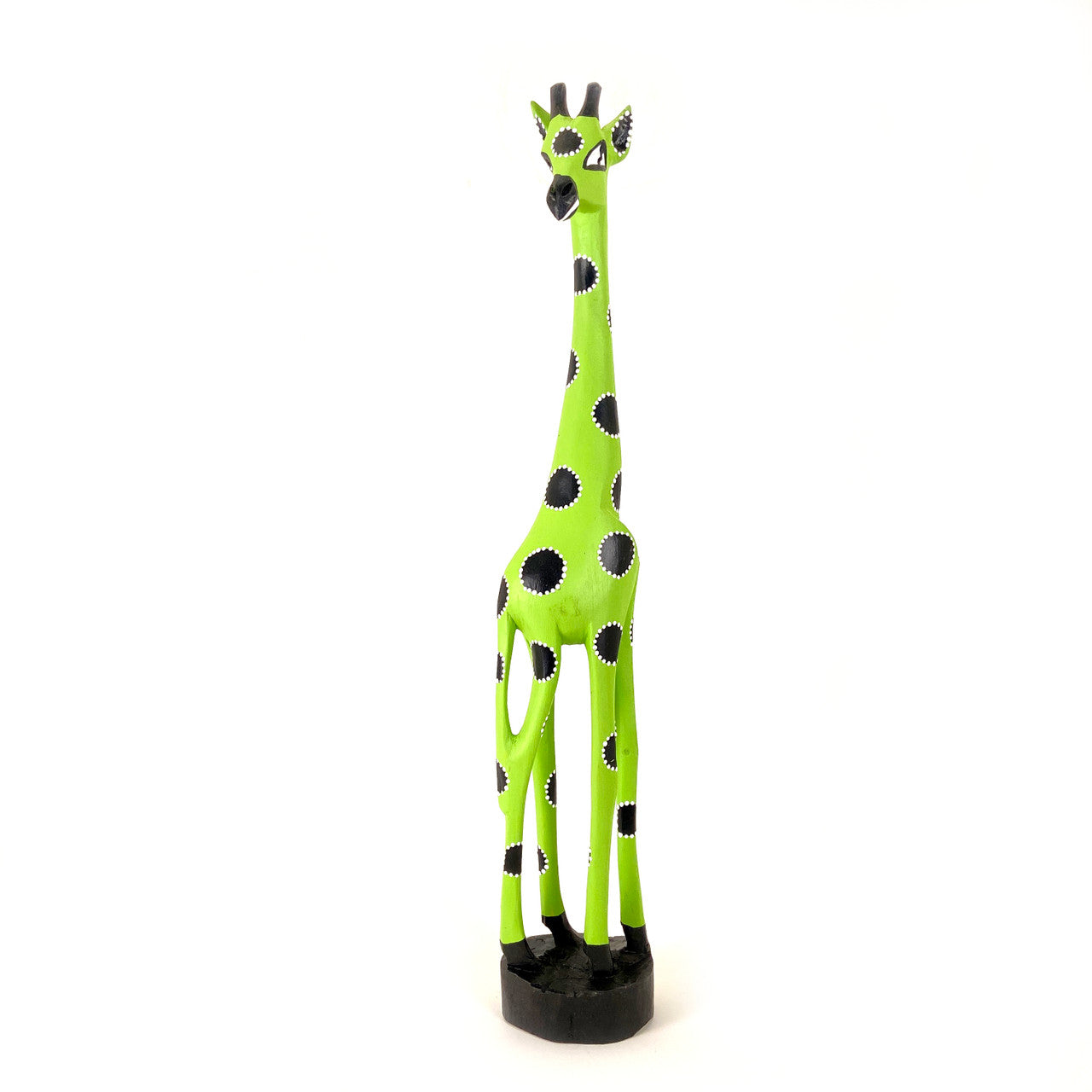 bright green giraffe
