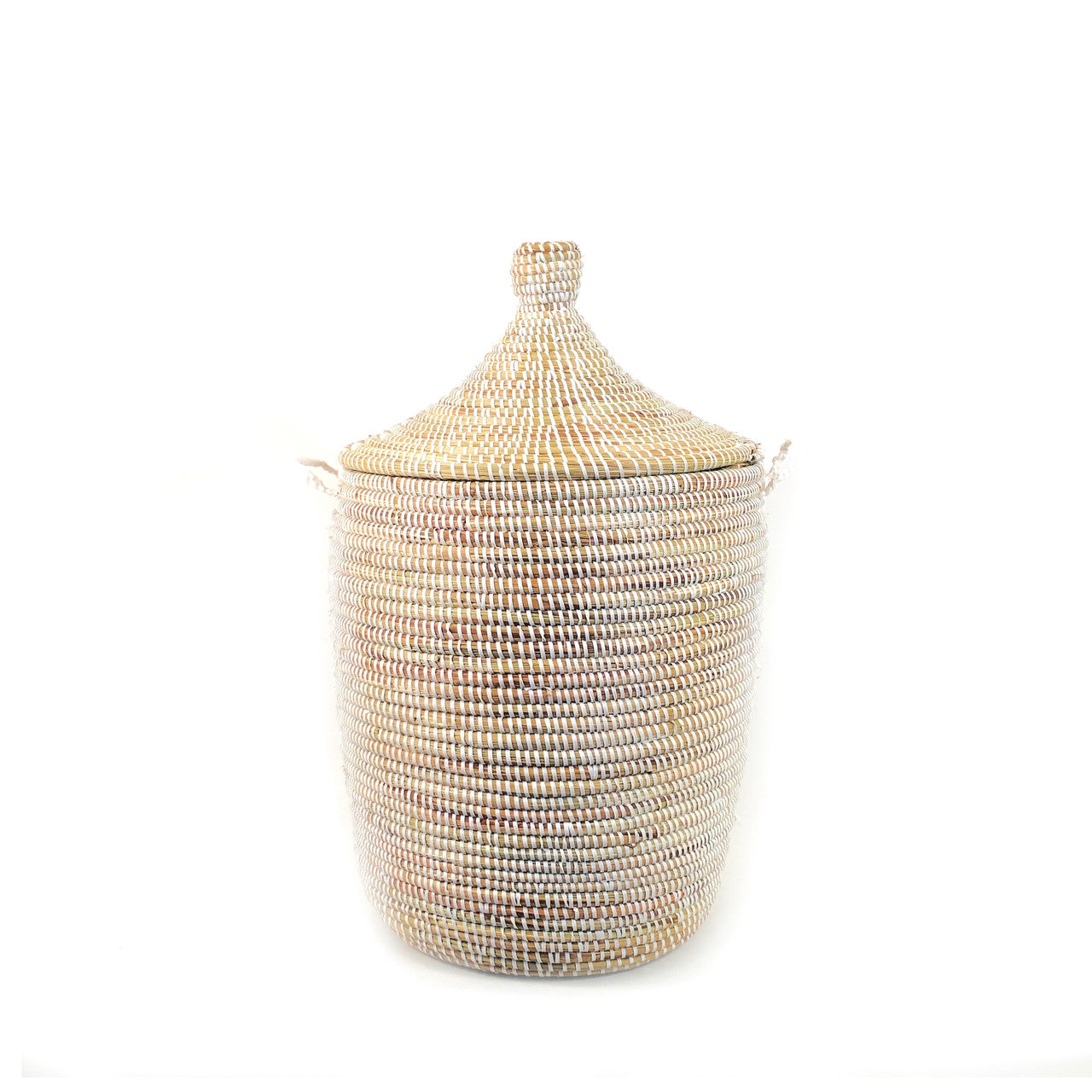 medium size white basket storage container
