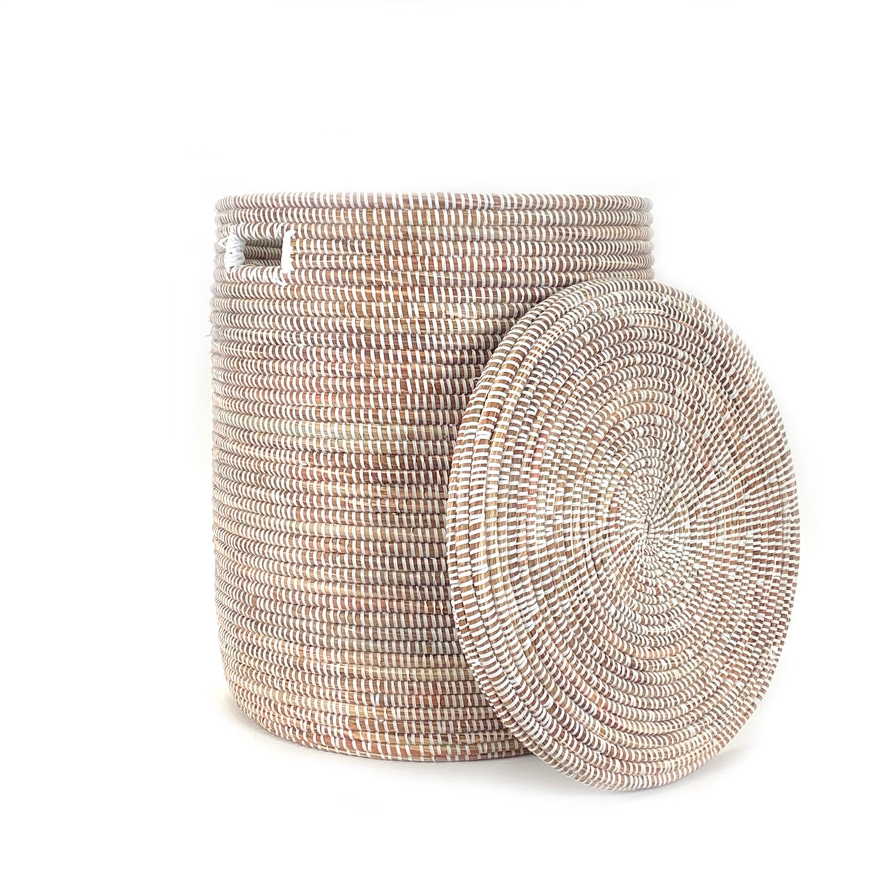white modern basket