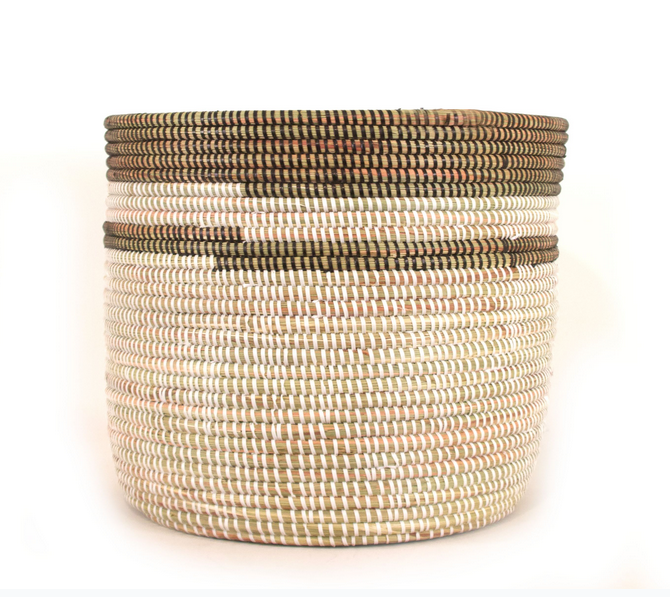 Large open basket made in Senegal