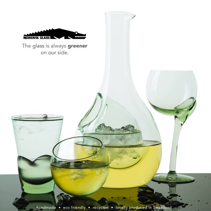 ice tumbler, wine cooler decanter, round tumbler and crooked stem wine glass