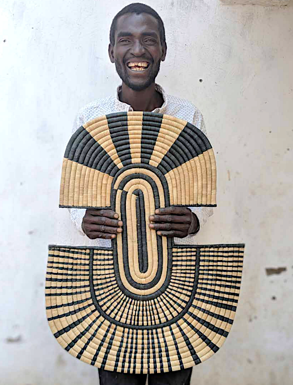 Abstract Mask Wall Hanging 3