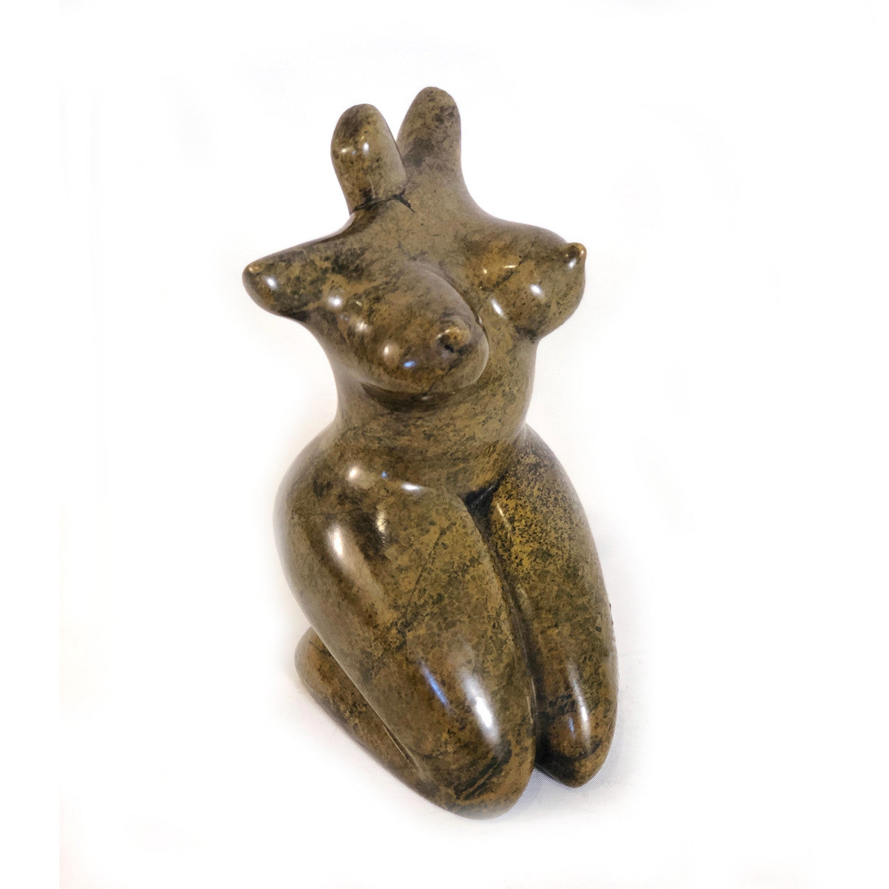 female torso kneeling