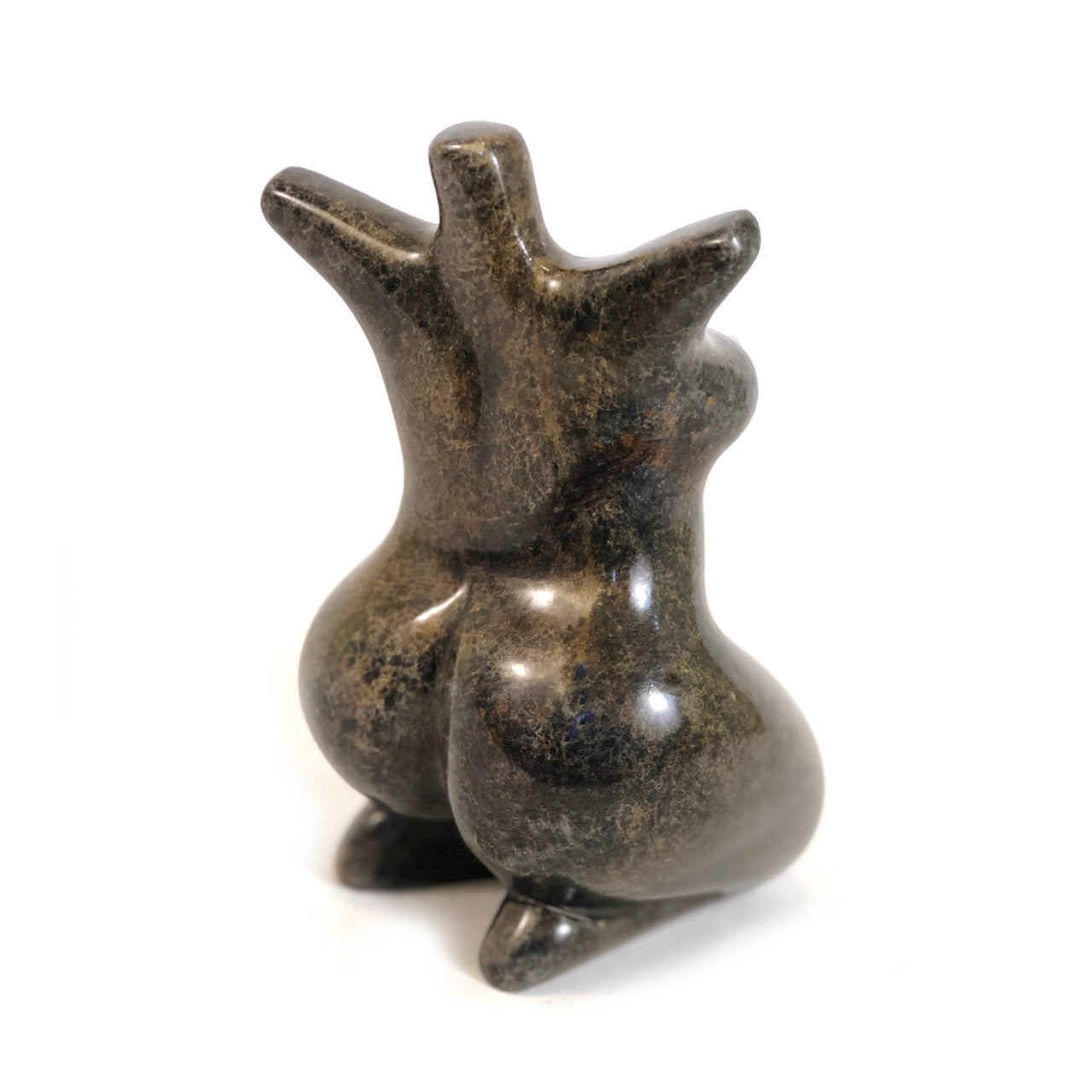 goddess kneeling stone figure