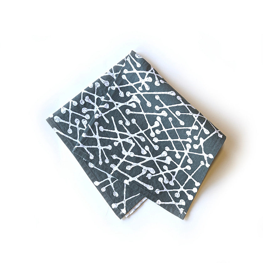 gray napkin from Zimbabwe