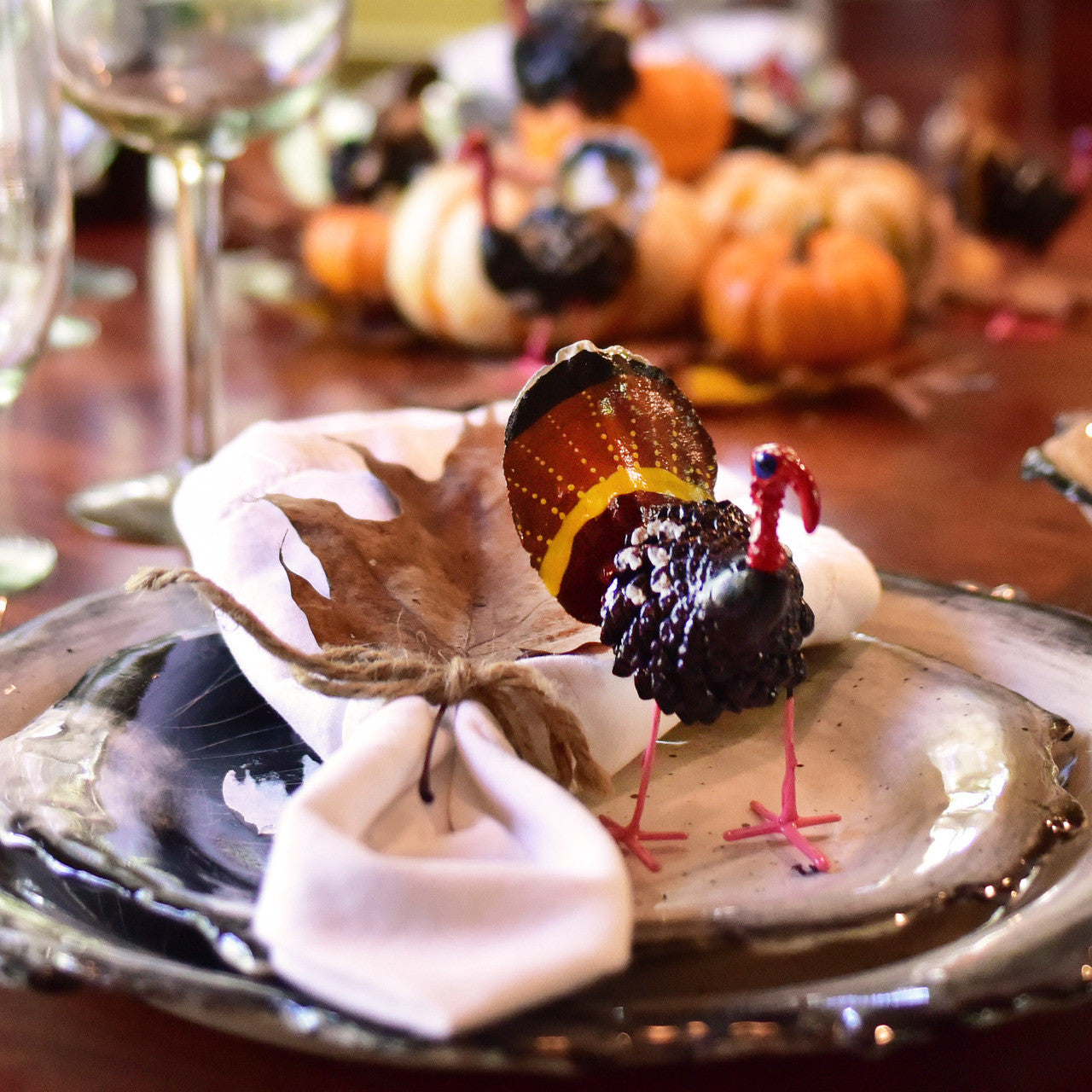 Thanksgiving table setting