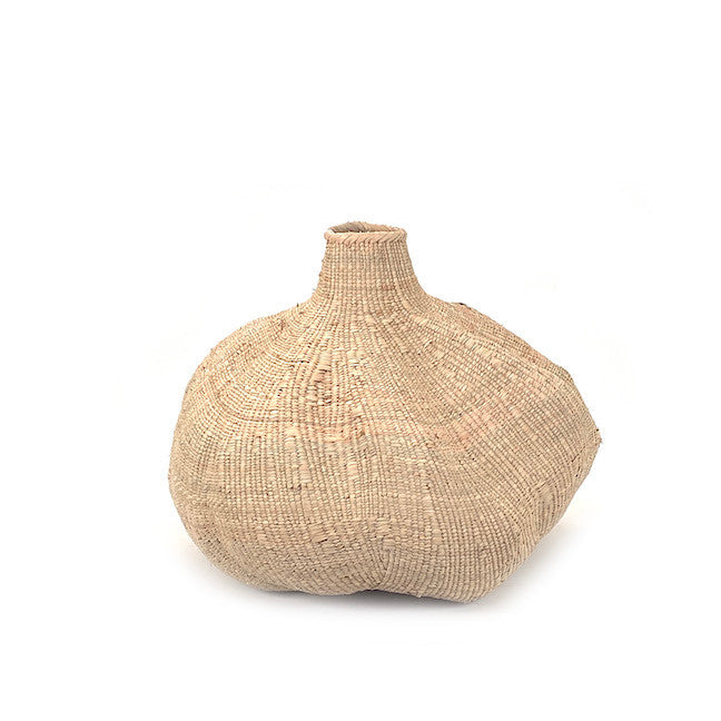 Allium basket made from Ilala palm leaf