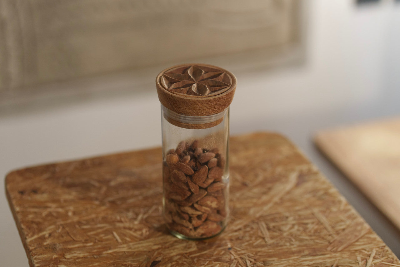 Jar with Wood Lid