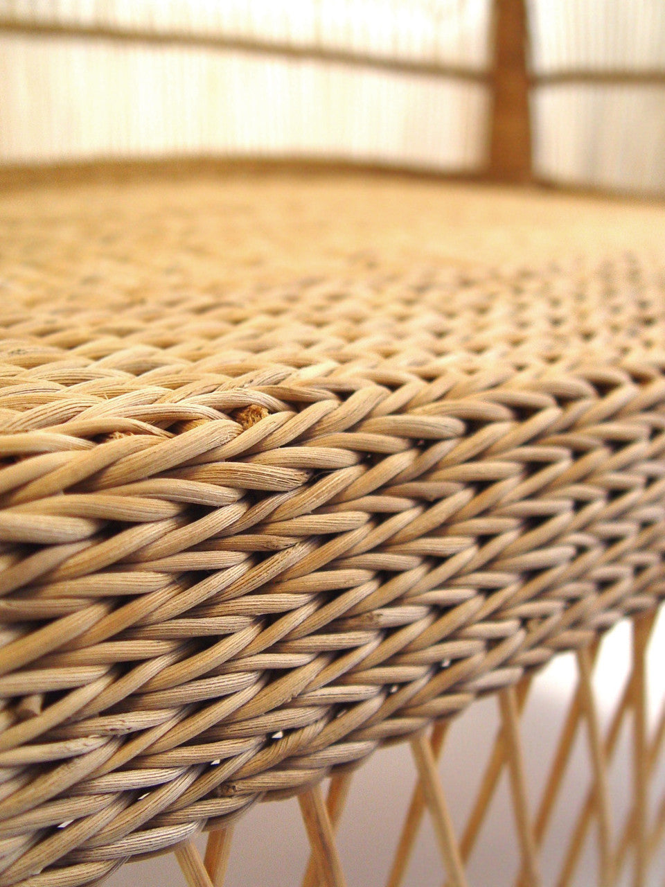 Malawi Cane Chair - Natural Close View