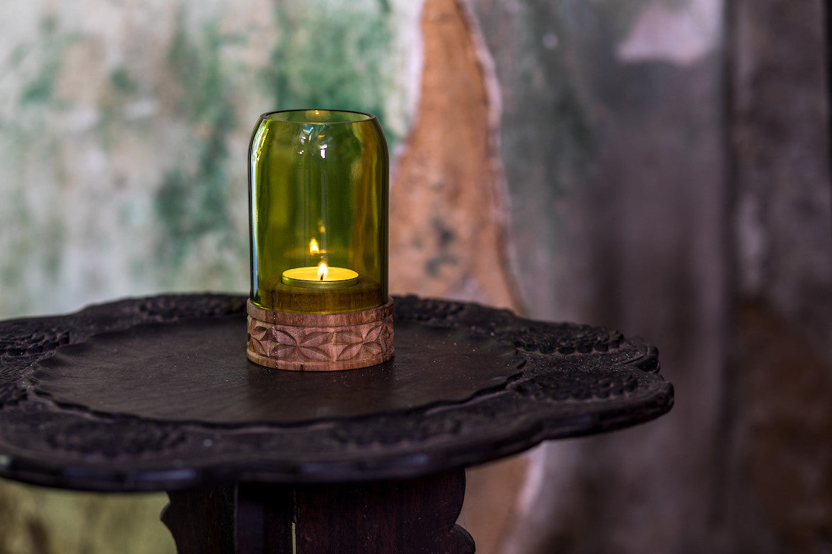 Upcycled Glass Decor