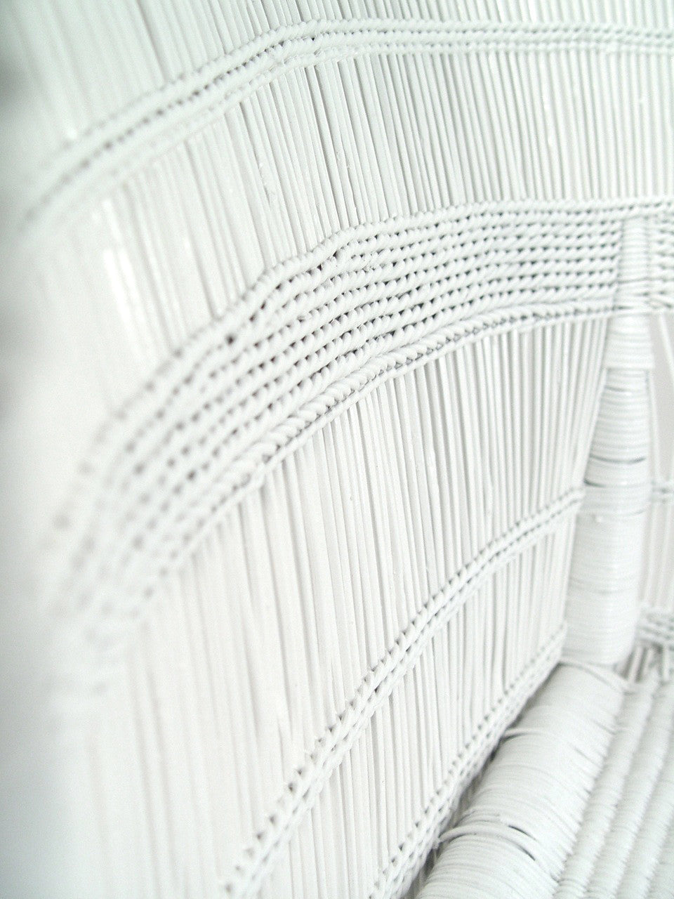 Malawi Cane Loveseat - White - Image 4