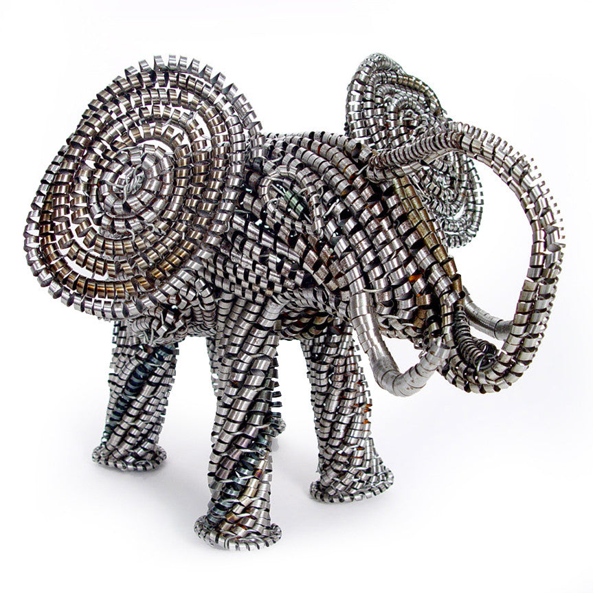 Metal Shaving Elephant Front