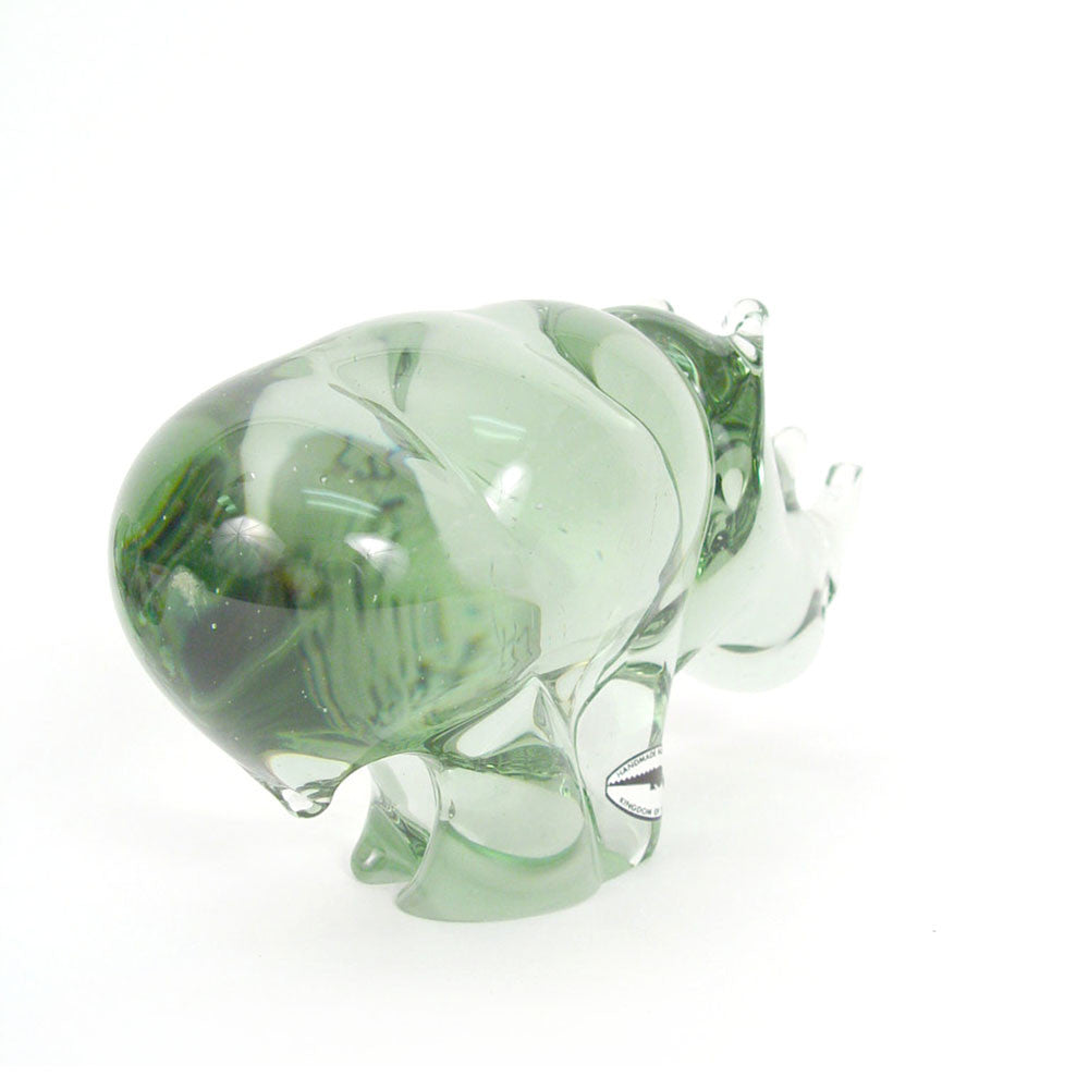 Recycled Glass Rhino -Image 3