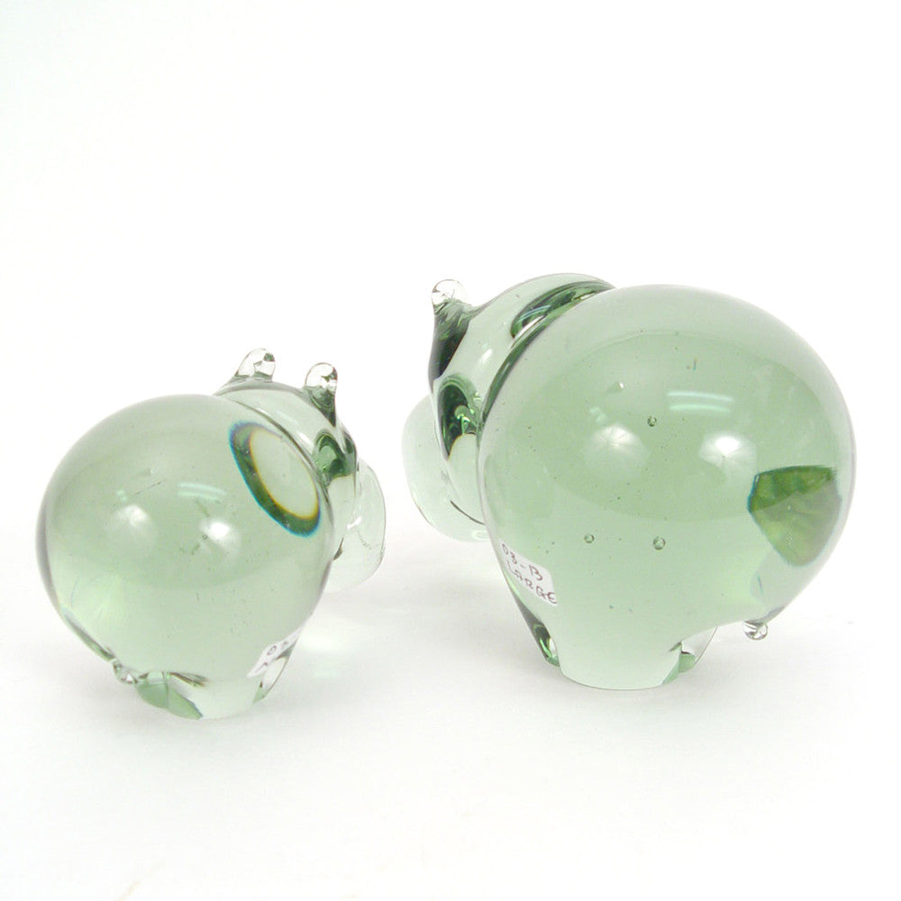 Recycled Glass Hippo -Image 3