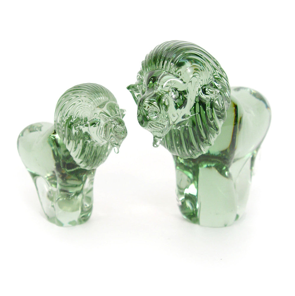 Recycled Glass Lion - Image 1