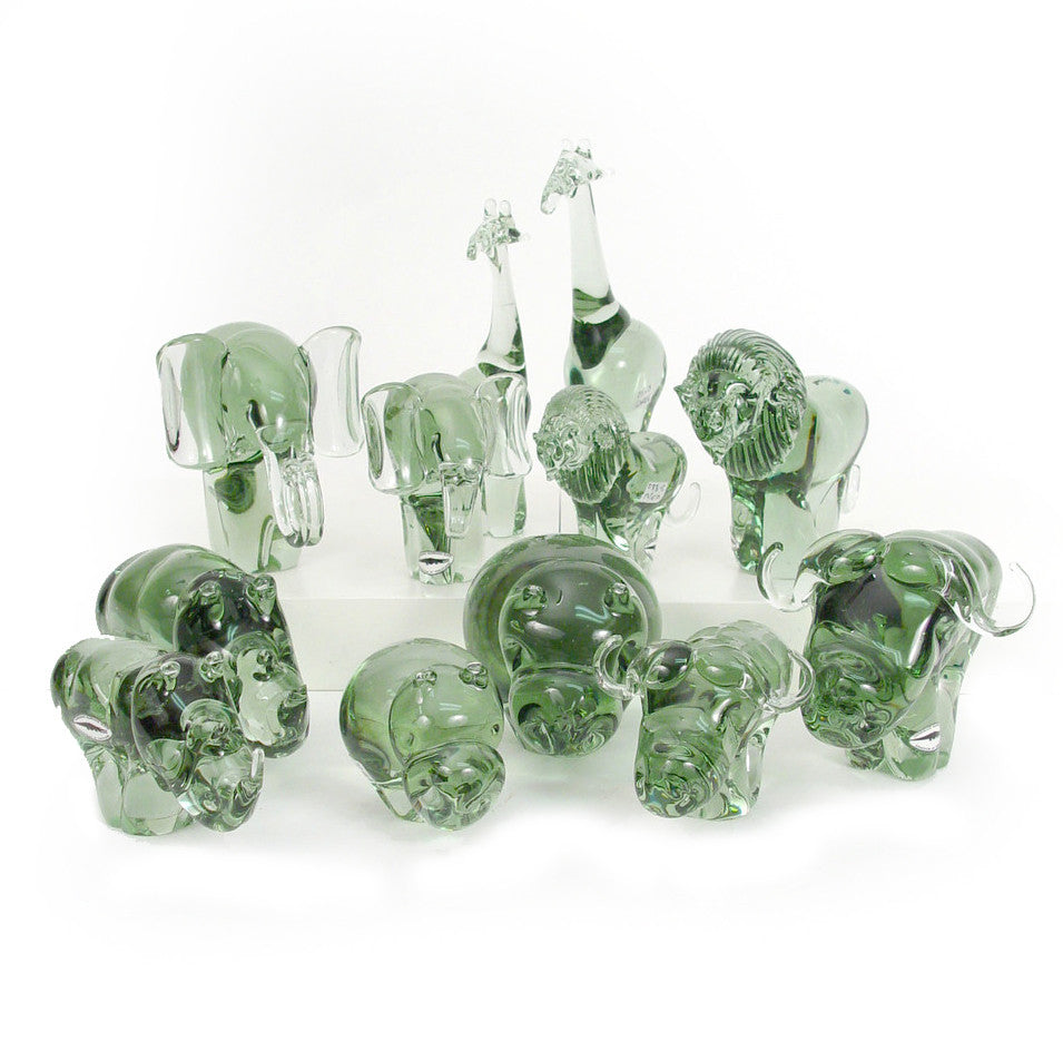 Recycled Glass Hippo -Image 4