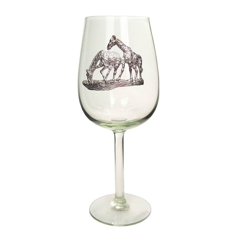 Recycled Glass Pewter Animal Wine Glass - Image 6