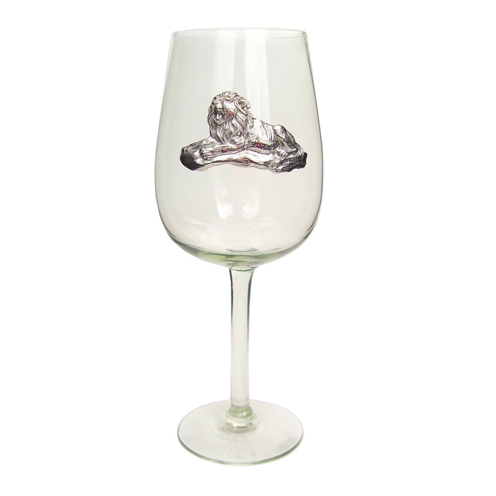 Recycled Glass Pewter Animal Wine Glass - Image 8
