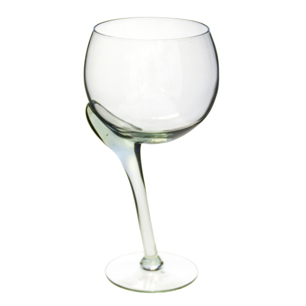 Crooked Stem Wine Glass 
