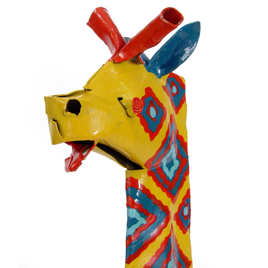 Large Tin Giraffe -Face 