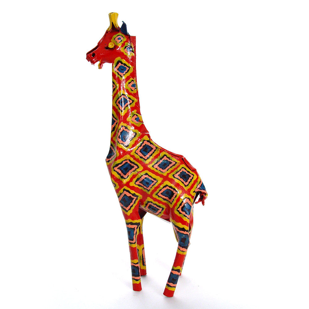 Small Tin Giraffe - Side View