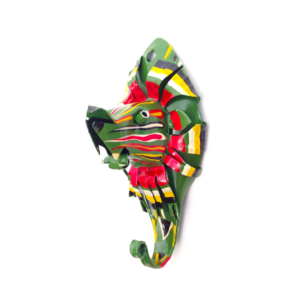 Painted Lion Coat Hook - Image 1