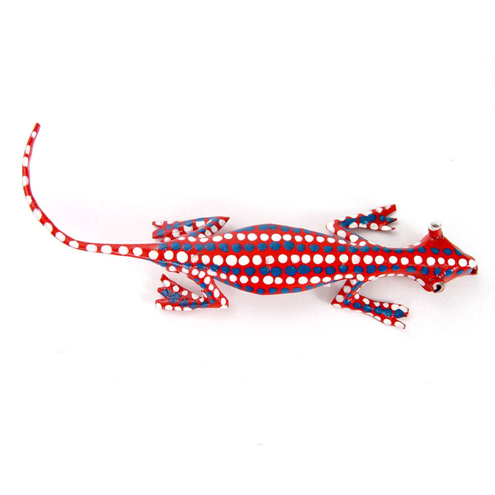 Tiny Tin Lizard Top View