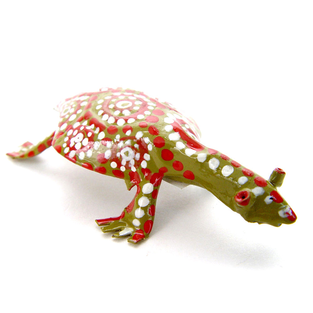 Tiny Tin Tortoise Side View