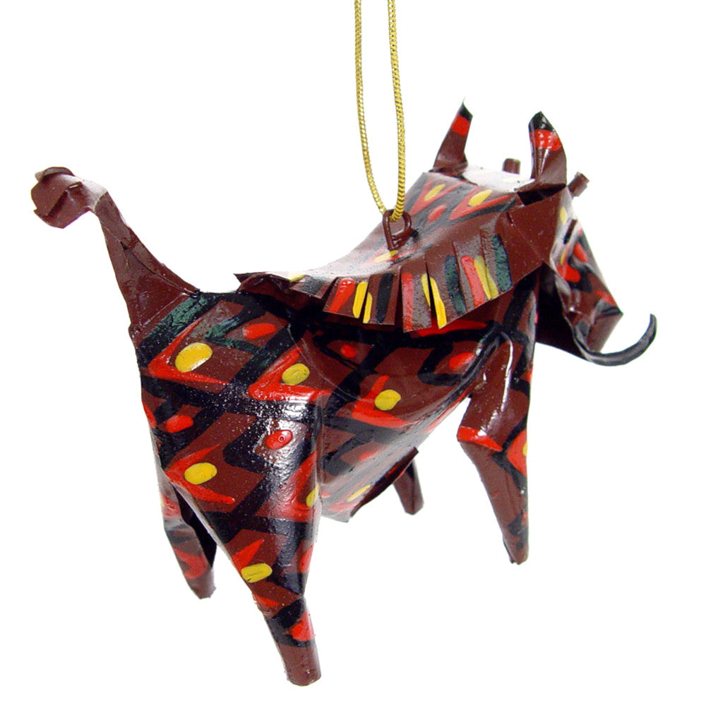 Warthog Ornament Back View
