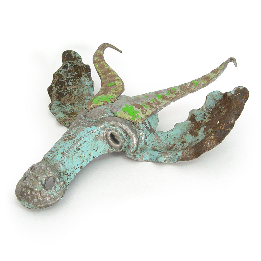 Springbok Animal Mask - Recycled Metal Wall Art - Image 4