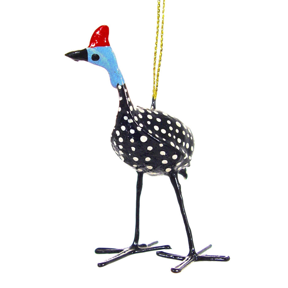 seed pod bird ornament guinea