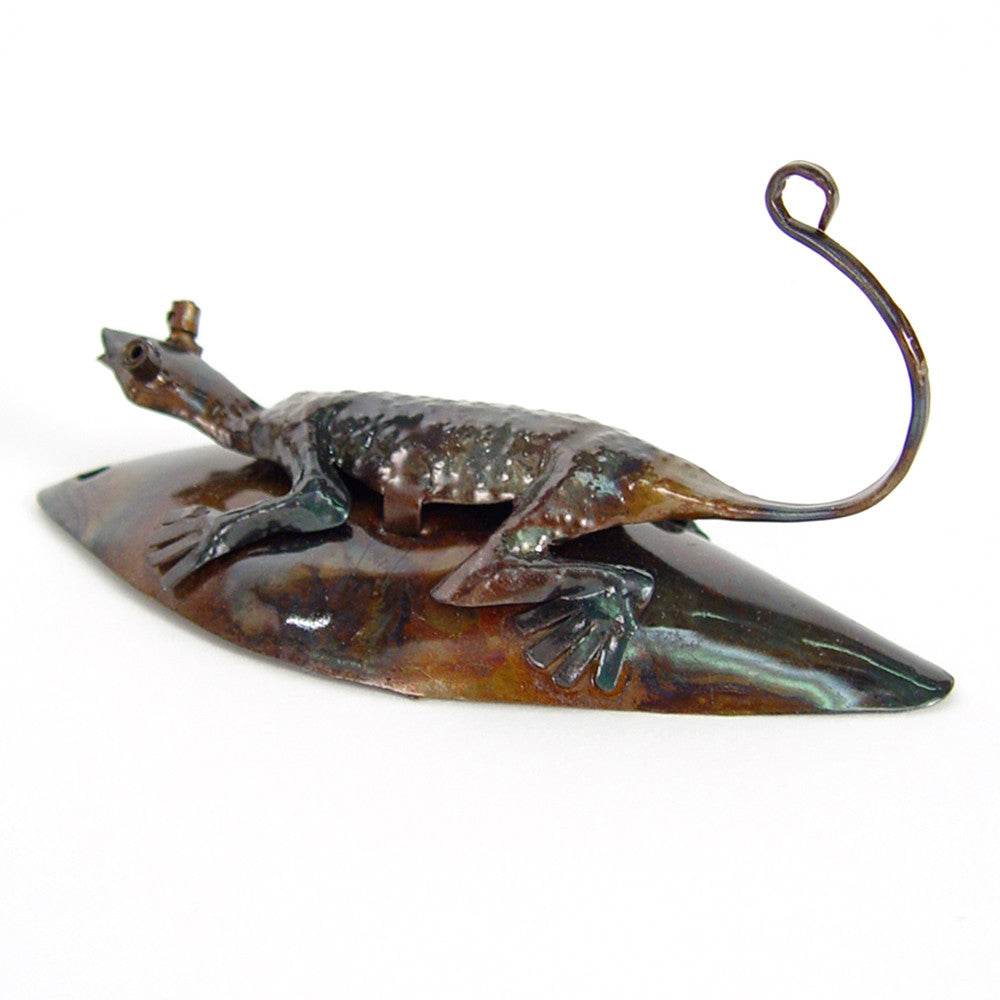 Lizard Coat Hook Front View