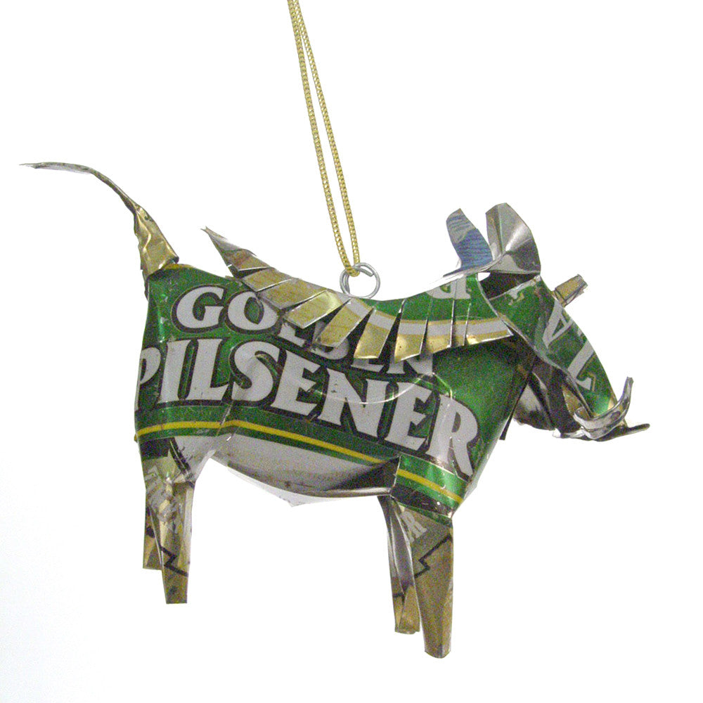 Unpainted Warthog Ornament Image 2