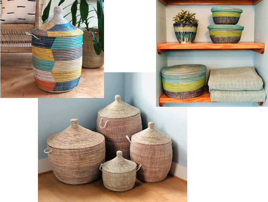 Senegalese basket collection